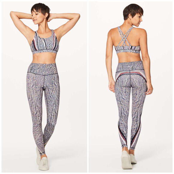 Lululemon Wunder Under Hi-Rise Tight SIZE 8 Polychromatic Colorful Yoga Pants - Picture 1 of 12